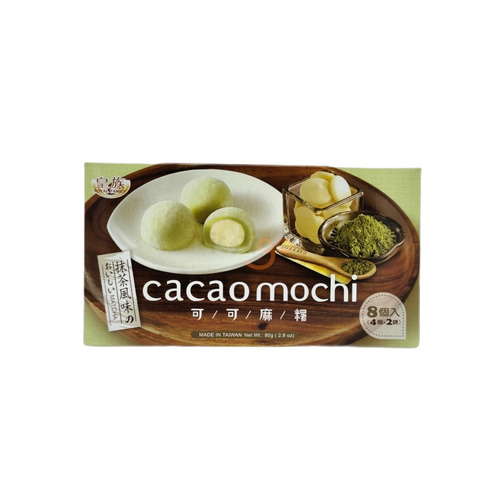 MOCHI DE CACAO SABOR A MATCHA