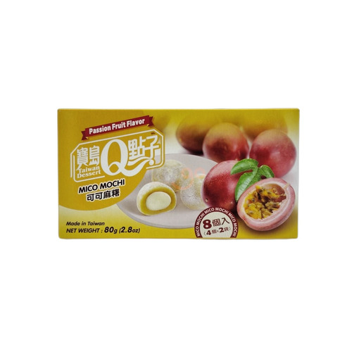 MOCHI DE CACAO SABOR A MARACUYA