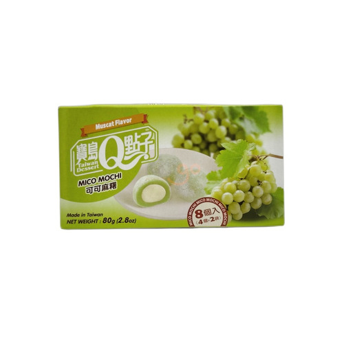 MOCHI DE CACAO SABOR A UVA VERDE