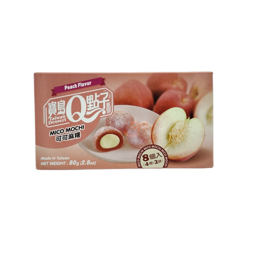 MOCHI DE CACAO SABOR A MELOCOTON
