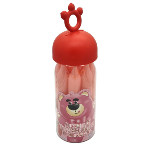 BEBIDA SUCK JELLY SUPER RED BEAR SABOR FRESA 450G