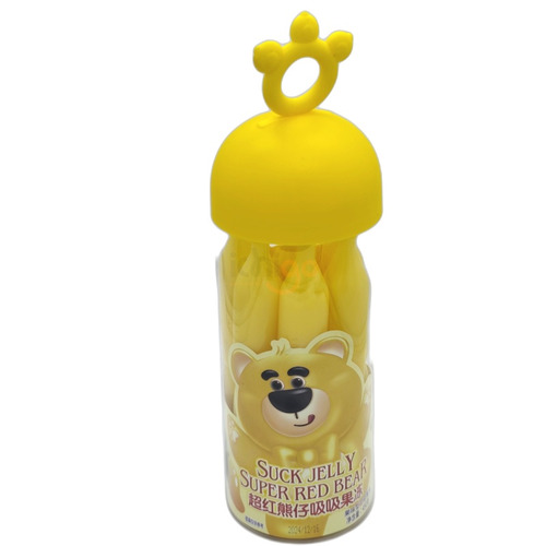 BEBIDA SUCK JELLY SUPER RED BEAR SABOR MANGO 450G