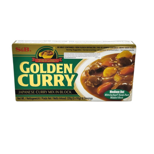 GOLDEN CURRY SEMI PICANTE 220g