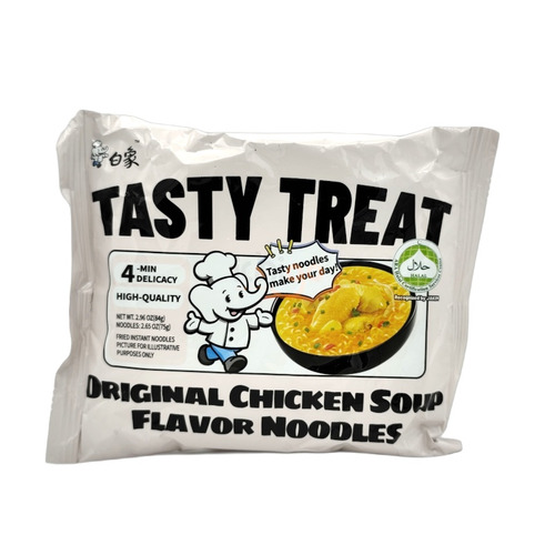 FIDEOS INSTANTANEOS CON SABOR A CALDO DE POLLO