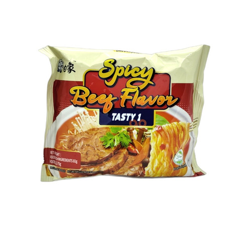 FIDEOS INSTANTÁNEOS PICANTES CON SABOR A TERNERA