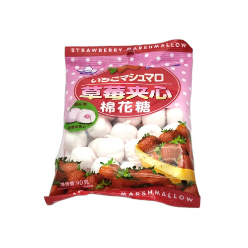 ESPUMAS RELLENOS DE FRESA EIWA 20/90G