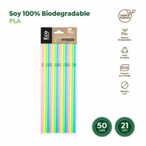 CAÑA FLEXIBLE COMPOST. ECOCOLOR PLA 