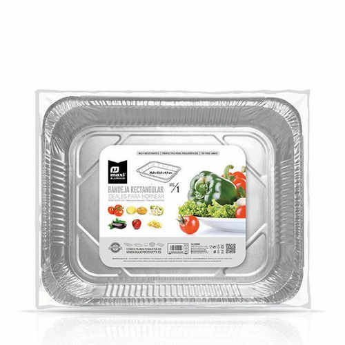 BANDEJA ALUMINIO RECTANGULAR