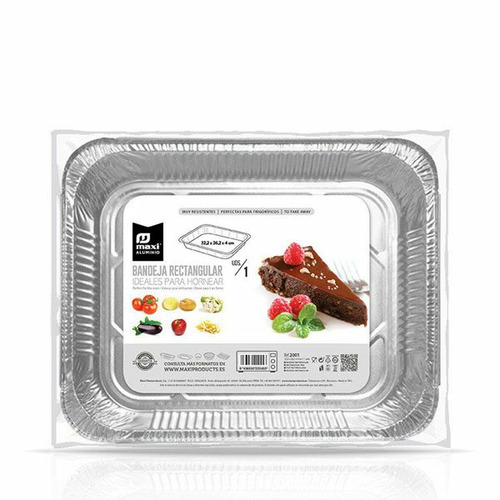 BANDEJA ALUMINIO RECTANGULAR 