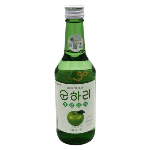 LICOR COREANO SABOR MANZANA SOJU