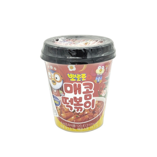 Pororo Topokki Instant Cup Spicy 120gx32x1