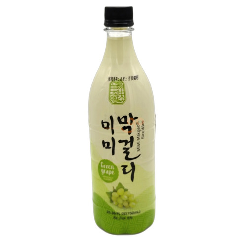 BEBIDA ALCOHÓLICA COREANA A BASE ARROZ CON SABOR A UVA BLANCA