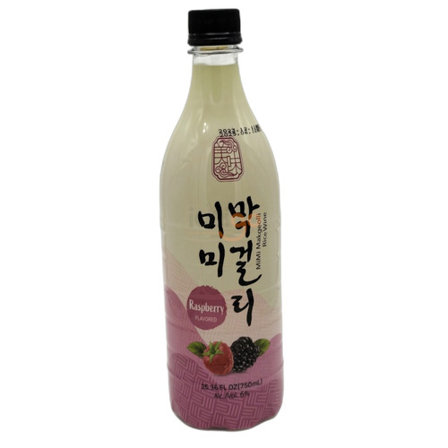 BEBIDA ALCOHÓLICA COREANA A BASE ARROZ CON SABOR A FRAMBUESA