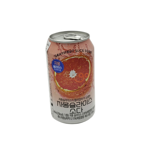 Kumkang Grapefruit Slice Soda Drink 340mlx24x1