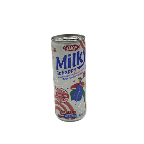 OKF Milky Be Happy Strawberry 250mlx24x1