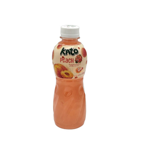 BEBIDA DE MELOCOTÓN CON GEL DE COCO