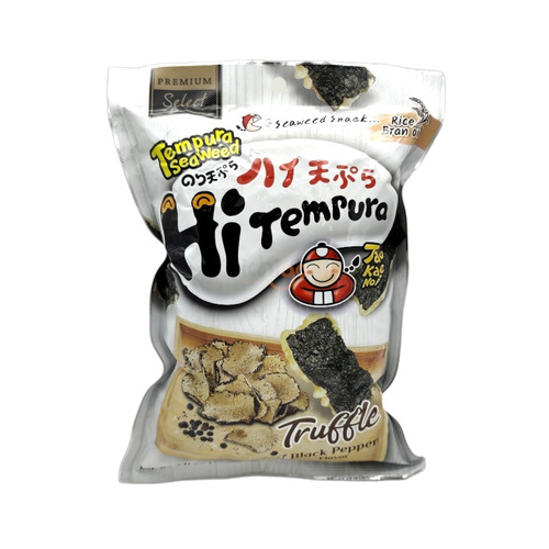 SNACK DE ALGAS EN TEMPURA CON SABOR A TRUFA Y PIMIENTA NEGRA