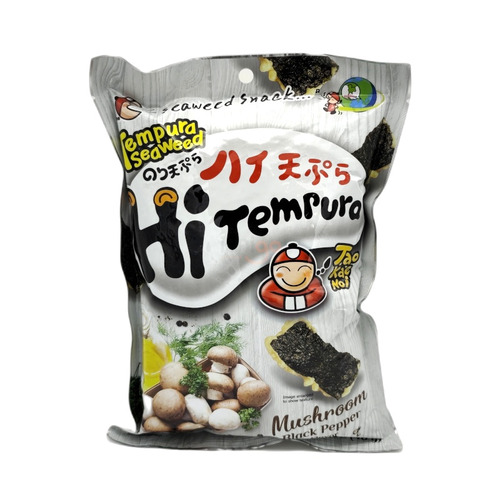 SNACK DE ALGAS EN TEMPURA CON SABOR A SETA Y PIMIENTA NEGRA