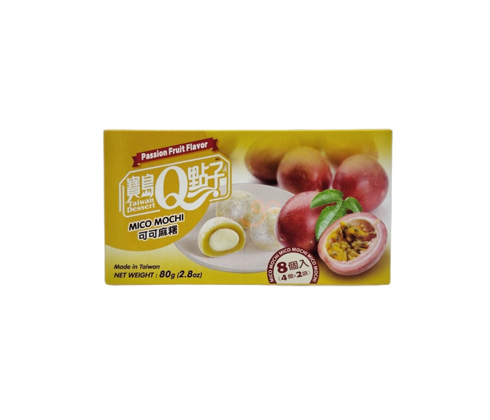 MOCHI DE CACAO SABOR A MARACUYA