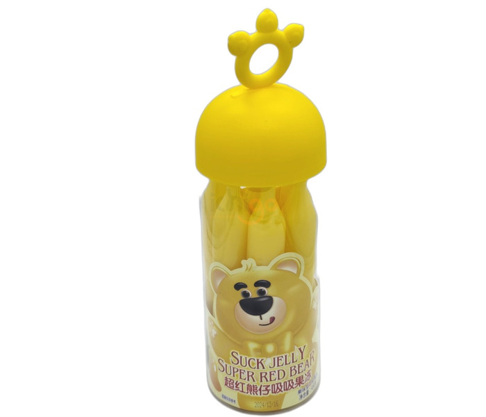 BEBIDA SUCK JELLY SUPER RED BEAR SABOR MANGO 450G