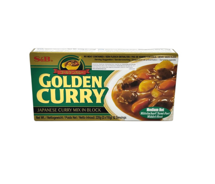 GOLDEN CURRY SEMI PICANTE 220g