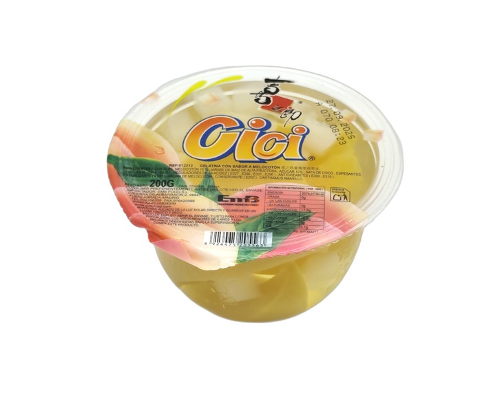 GELATINA DE MELOCOTON