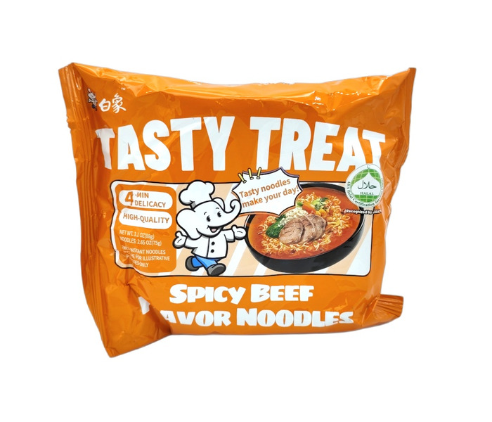 RAMEN TERNERA PICANTE HALAL BAIXIANG 88G