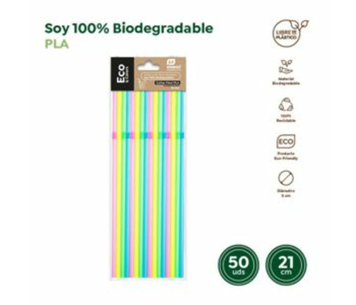 CAÑA FLEXIBLE COMPOST. ECOCOLOR PLA 
