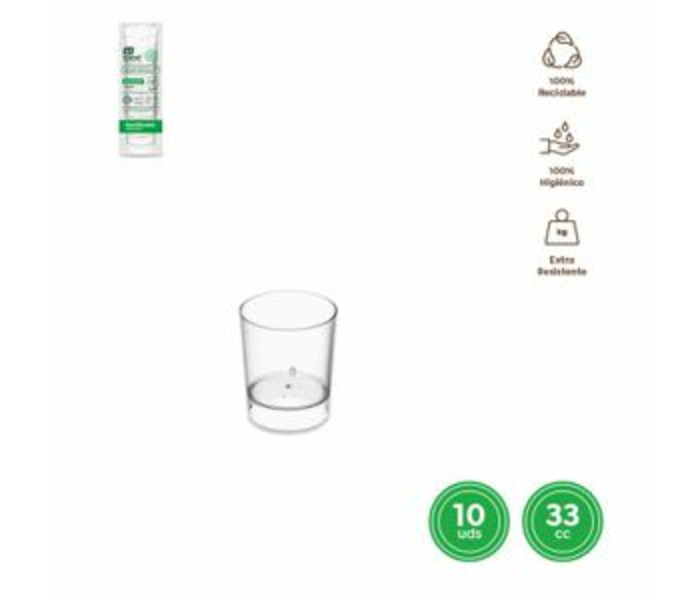 VASO CHUPITO REUT. TRANSPAR. PS