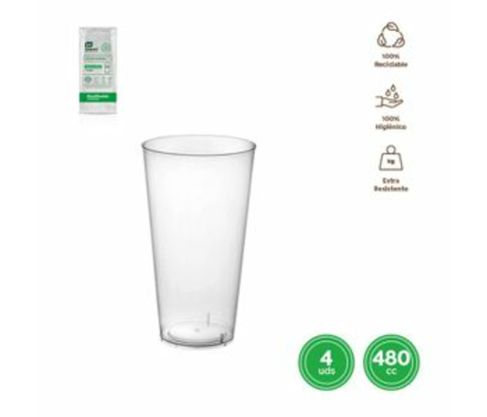 VASO COCKTAIL REUTILIZABLE PP