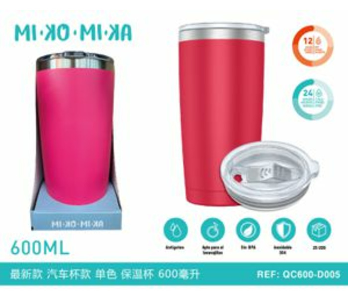 BOTELLA TERMO ACERO INOXIDABLE FUCSIA