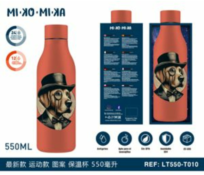 BOTELLA TERMO ACERO INOXIDABLE DIBUJO LT550-T010