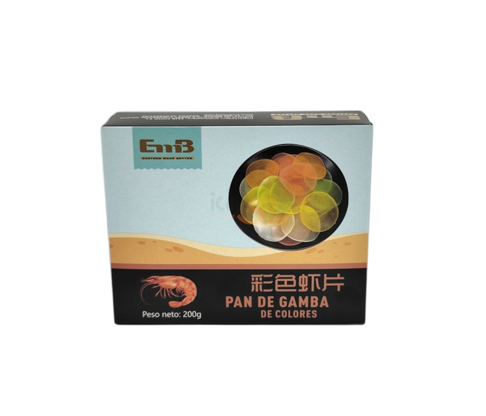 PAN DE GAMBAS DE COLORES