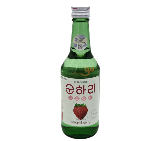 LICOR COREANO SABOR A FRESA SOJU