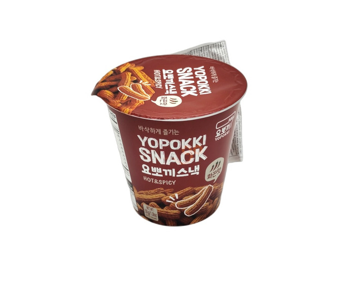 Yopokki Snack Hot spicy portion cup 50gx12