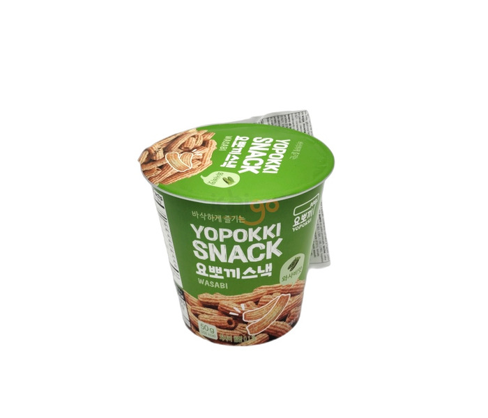 Yopokki Snack Wasabi portion cup 50gx12x1