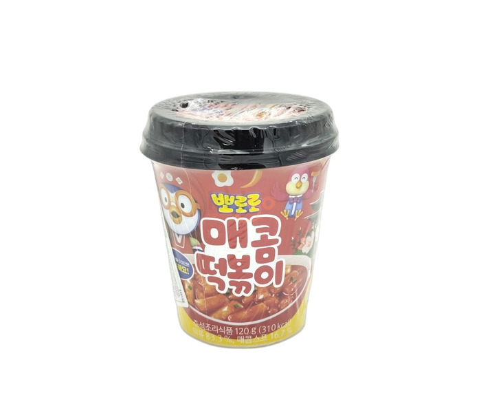 Pororo Topokki Instant Cup Spicy 120gx32x1