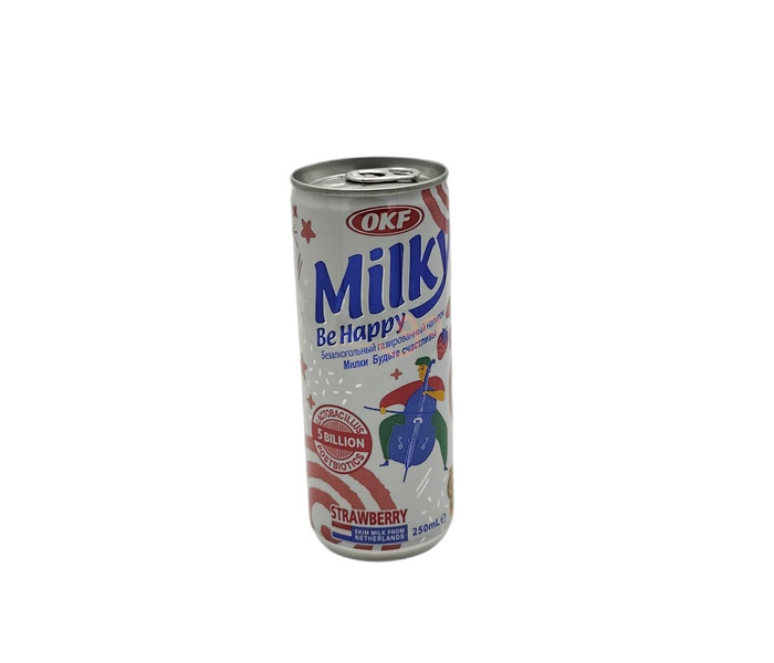 OKF Milky Be Happy Strawberry 250mlx24x1