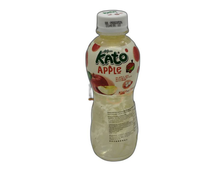 BEBIDA REFRESCANTE DE ZUMO DE MANZANA CON GEL DE COCO