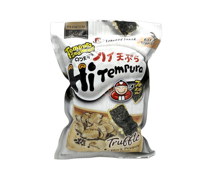 SNACK DE ALGAS EN TEMPURA CON SABOR A TRUFA Y PIMIENTA NEGRA