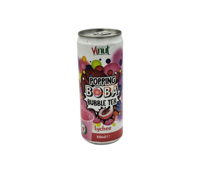 POPPING BOBA BUBBLE TEA SABOR LICHI